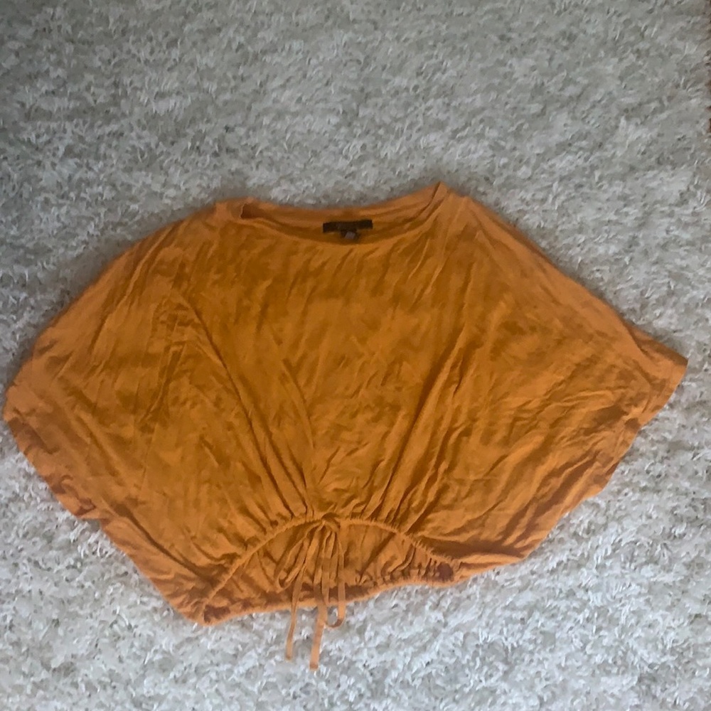 F21 Contemporary Yellow Blouse